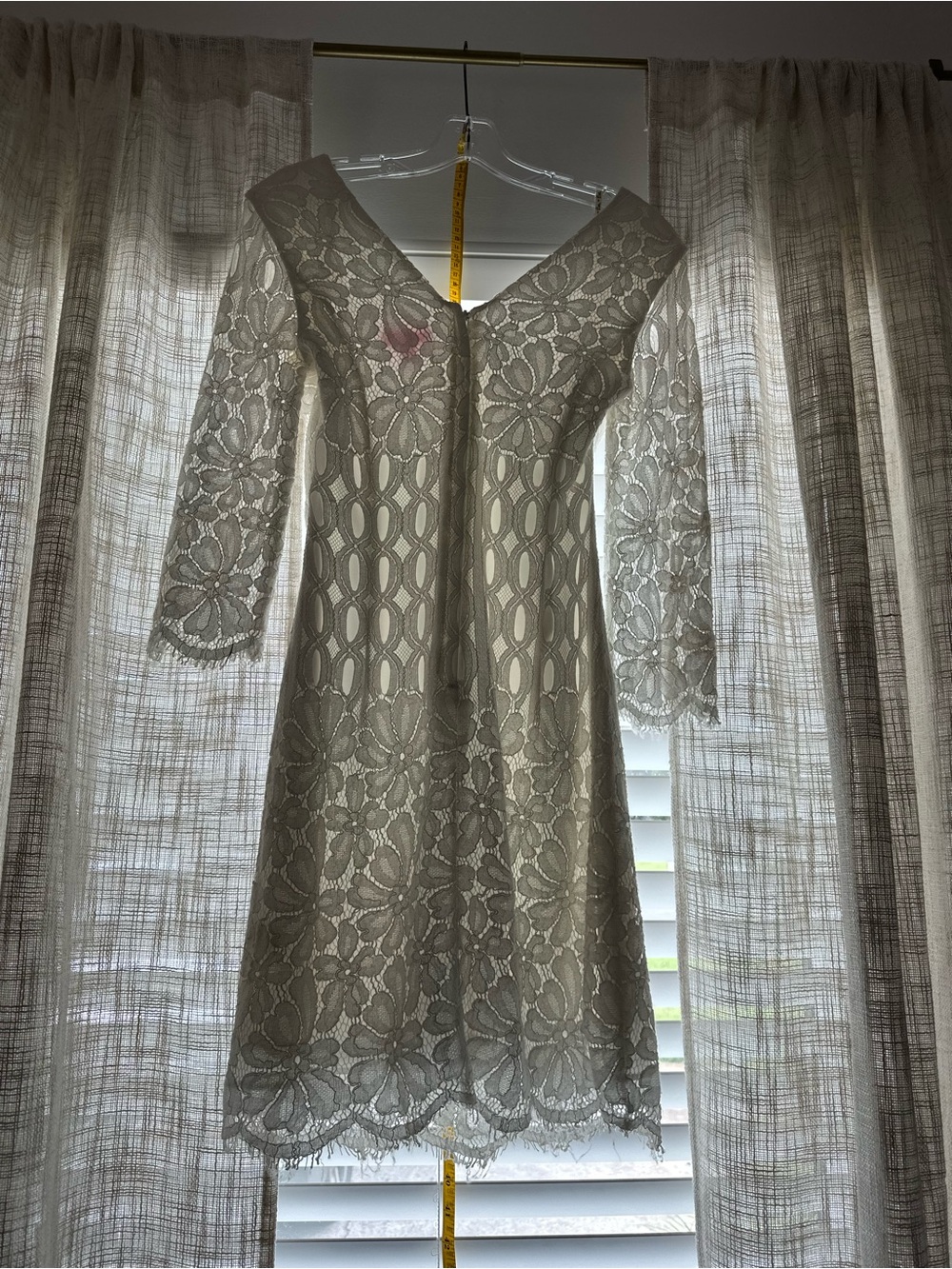Lilly Pulitzer White Long Sleeve Lace Dress Size 4